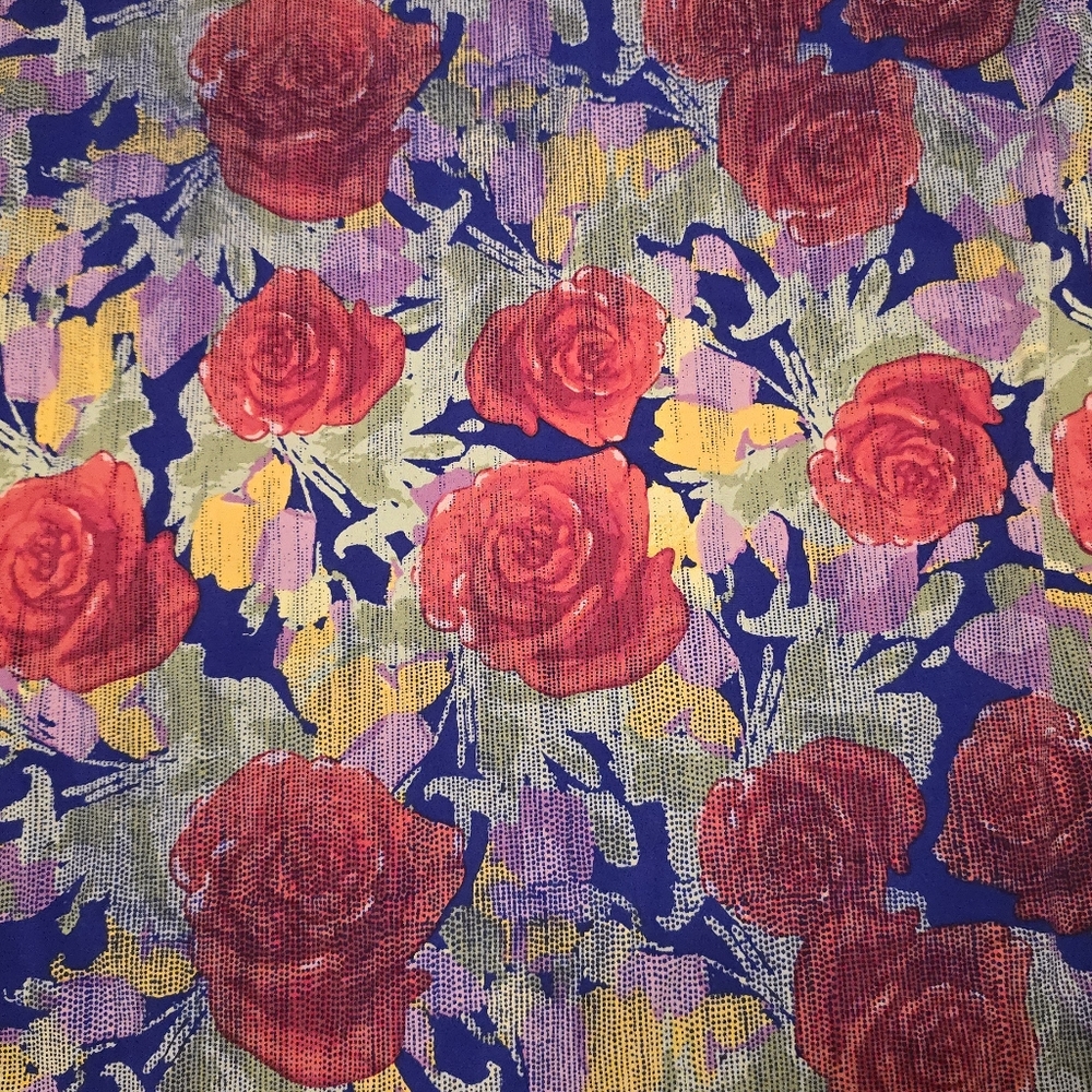 LuLaRoe 3XL Floral A-Line Skirt - Picture 2 of 3